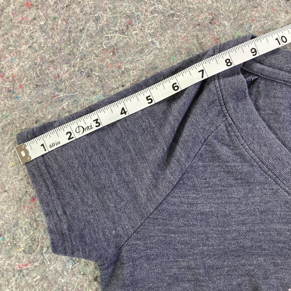 Adidas OKC Thunder Basketball Womens Cap Sleeve Blue T-Shirt Size M - Picture 6 of 9